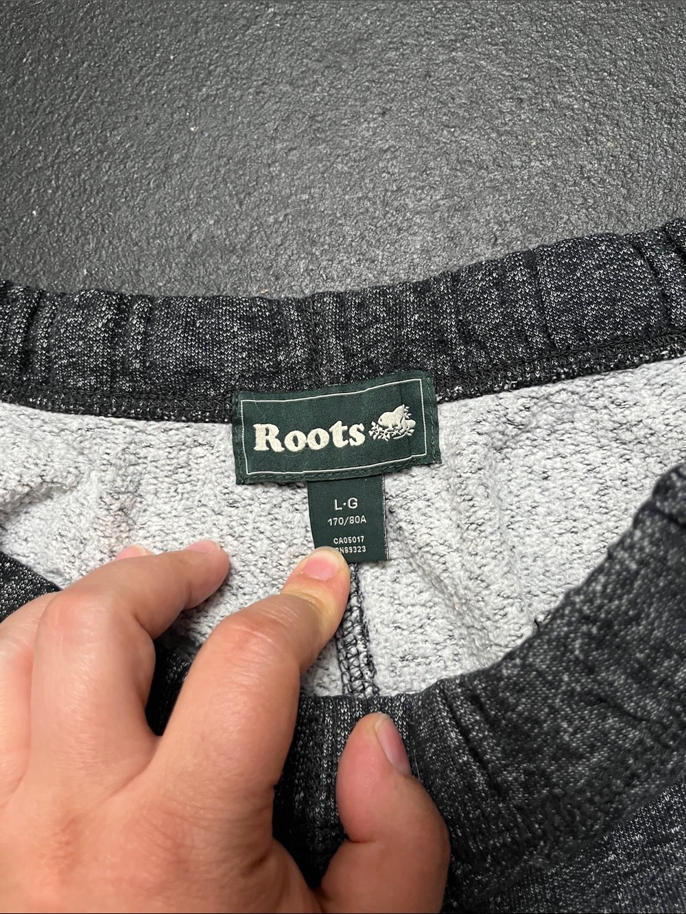 Roots Women's Charcoal Heather Athletic Shorts - Picture 2 of 6
